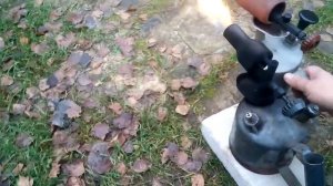 Дизельная горелка. waste oil burner.