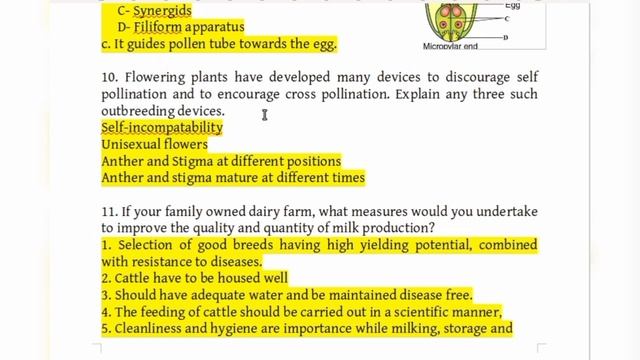 Plus two Botany/ Important 3 marks questions/Part 1 смотреть онлайн
