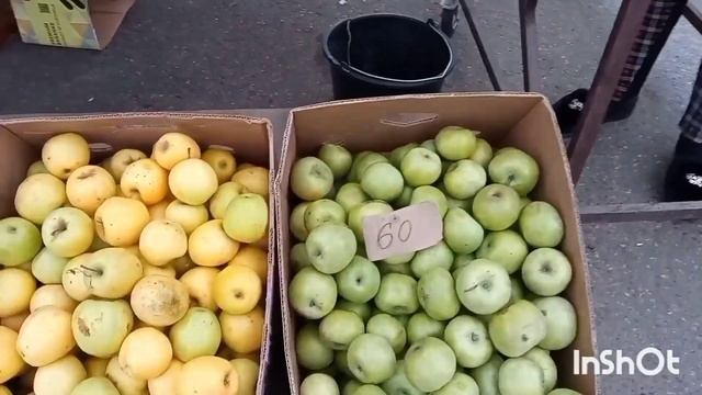 Станица Гиагинская, поход на рынок/Цены на продукты, фрукты, рыбу/Пуша - гид по саду/ смотреть онлайн