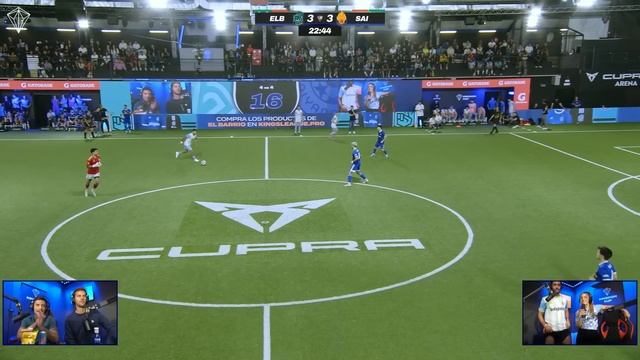 El Barrio de ADRI CONTRERAS VS Saiyans FC de THEGREFG | Partido Completo Kingdom CUP Jornada 1 (5-4 смотреть онлайн