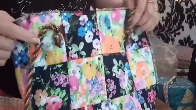 Пляжная сумка из трикотажной пряжи