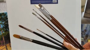 Что купить начинающему художнику для живописи маслом_ Краткая видео инструкция. Художник онлайн.Арт.