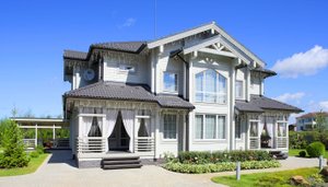 Самый красивый дом из клееного бруса с интерьером ПАЛЕКС