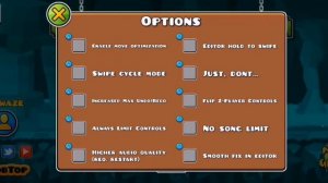 ЧТО ДЕЛАТЬ ЕСЛИ ЛАГАЕТ GEOMETRY DASH НА НОВОМ УСТРОЙСТВЕ?