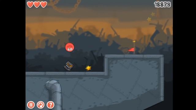 Red Ball 4 Vol.3 - 100% Walkthrough Video (All Levels 1-15, Boss Fight, All Stars, All Achievements