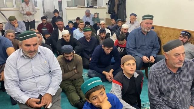 Мавлид в квартальной мечети села Чиркей