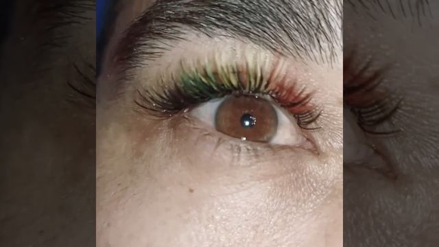 Мокрый эффект.Наращивание ресниц. смотреть онлайн