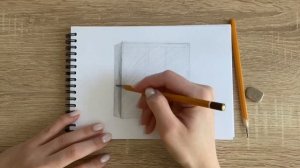 Как нарисовать шкаф купе карандашом | Рисунок для начинающих поэтапно
