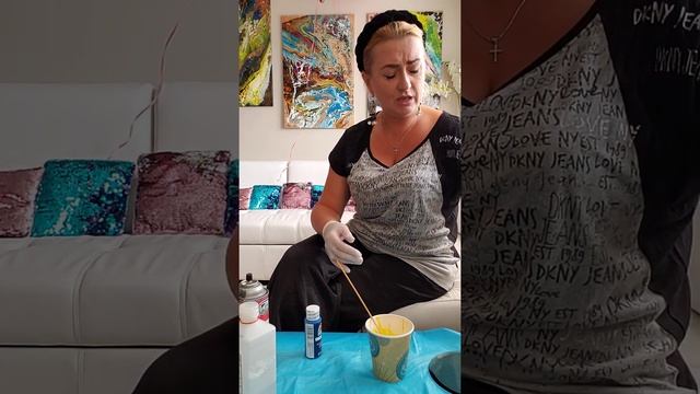 Акриловая заливка на стекле#4 смотреть онлайн