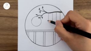 Easy circle drawing __ Circle drawing for beginners __ Pencil drawing in circle step by step.mp4