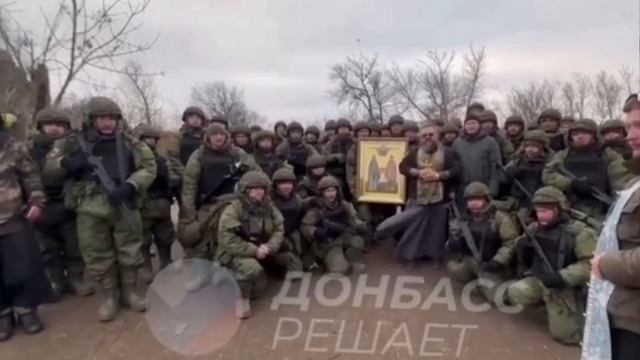 В воскресный день 10 бойцов из подразделения Шторм V крестились и 150 причастились