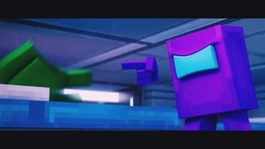 Анимация "Minecraft Among Us" Покажи себя"