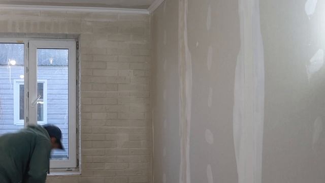 Фактурная шпаклевка валиком своими руками. Отделка в каркасном доме