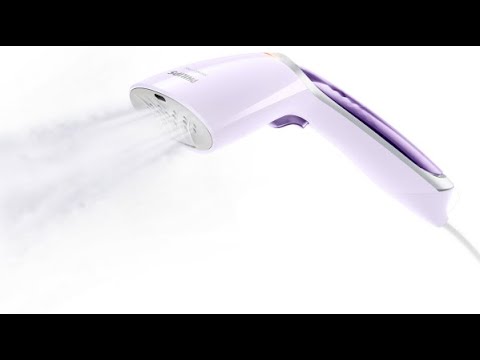 Отпариватель ручной Philips Steam&Go GC36030, белый сиреневый.mp4