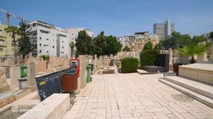 Grave of DIZENGOFF. First Mayor of TEL AVIV. From the Beach to Trumpeldor Cemetery