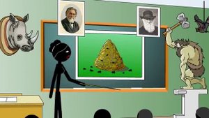 Stickman mentalist. School evile. Biology