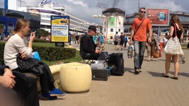 Красивая игра на саксофоне в Минске 2013 смотреть онлайн