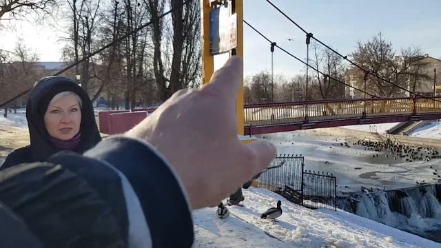2950 Утки! Геннадий Горин подвесной мост река Орлик Богоявленский собор Ока стела слияние город Орё смотреть онлайн