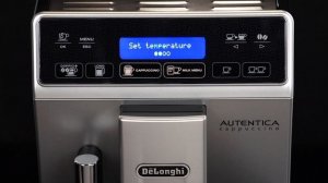 How to Set the CoffeTemperature of Your De'Longhi Autentica ETAM 29660.SB Coffee Machine