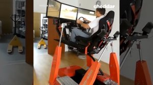 игровое кресло гидравлическое. симулятор вождения автомобиля