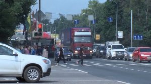 Новый режим работы светофоров на Ленинградском шоссе. 08.2013