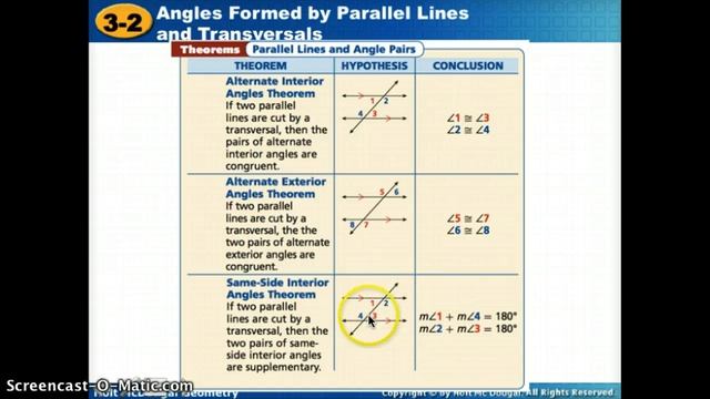 3-2 Angles Formed by Parallel Lines and Transversals смотреть онлайн