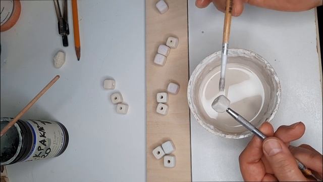 Покраска керамических бусин. Особенности и нюансы работы от выбора цвета до нанесения глазури. смотреть онлайн