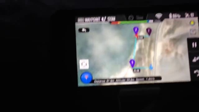 Квадрокоптер DJI Phantom 2 .Ночной полет над морем . смотреть онлайн