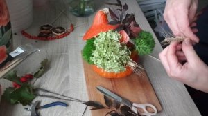 Осенний букет в тыкве