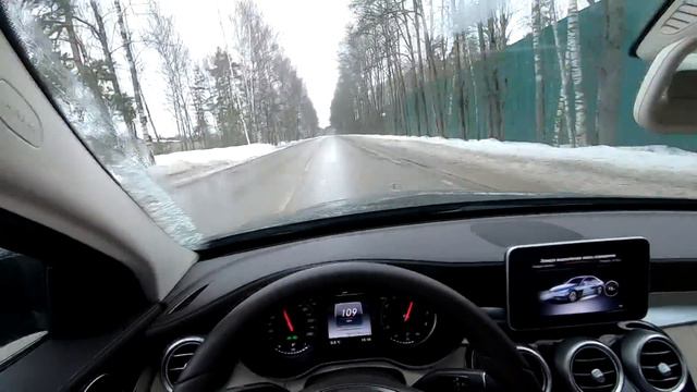 Mercedes-Benz C180 - активное вождение! смотреть онлайн