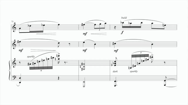 Trio for Clarinet, Violin, and Piano • 2  Meditative • Francis Kayalı
