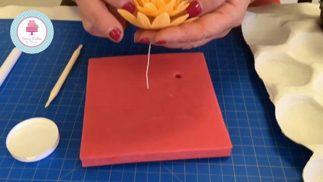 How to Make Dahlia and a Chrysanthemum Flower Cake Decoration Step by Step Tutorial Sugar Gumpaste