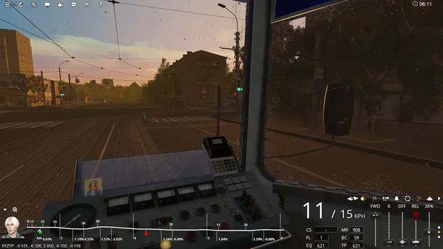 Перегон улица Кашена - улица Багратиона в игре Trainz Railroad Simulator 19 смотреть онлайн