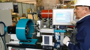 ДИАМЕХ: Стенд входного контроля подшипников СП-180М / Rolling elements bearing testing machine