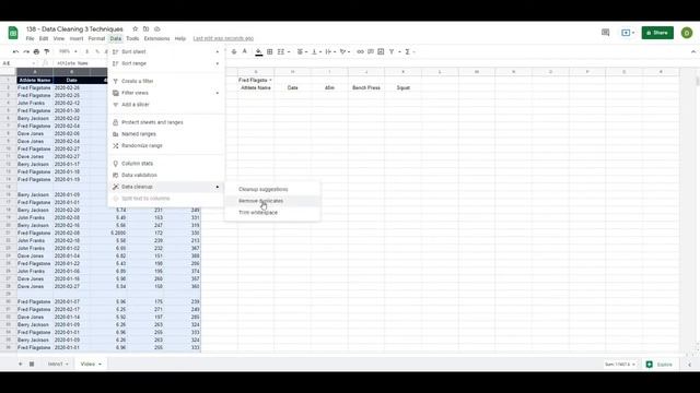 Google Sheets Data Cleaning Techniques | Filter, Trim, Unique смотреть онлайн