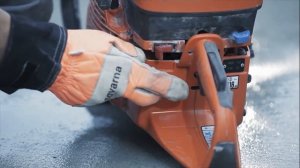 Запуск бензореза Husqvarna K 970