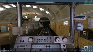 Trainz 12. Поездка по Сокольнической линии метро.