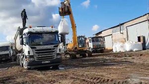 Погрузка извести