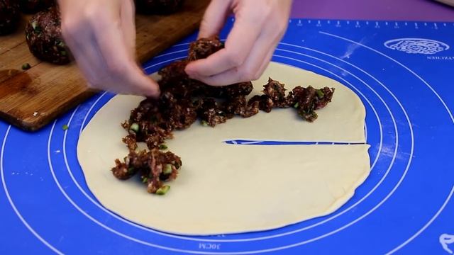 ЭТО ПОРАЗИТЕЛЬНО ВКУСНО и ПРОСТО!!! Китайские мясные лепешки. ☆ Дастархан