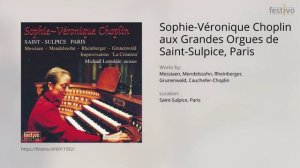 Sophie-Véronique Cauchefer-Choplin: Improvisation "La Création", (Michaël Lonsdale, récitant)