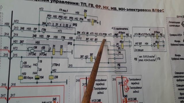 Включение ГВ по схеме ВЛ80С смотреть онлайн