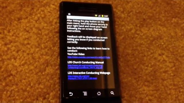 Music Conducting Android App смотреть онлайн