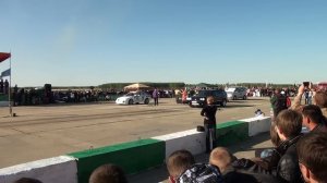 Jeep Grand Cherokee SRT8 vs Mitsubishi Lancer Кубок Сибири 2012