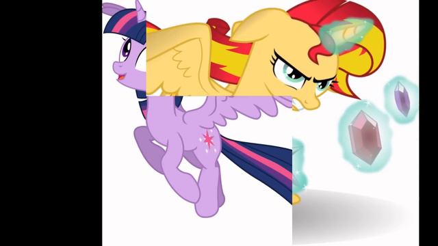 Сансет Шиммер vs Твайлайт Спаркл смотреть онлайн