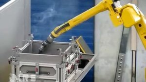 Сварка электрических шкафов промышленным роботом от компании ИРС