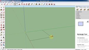 Создать прямоугольник в Sketch Up