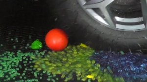 Crushing Crunchy & Soft Things by Car! EXPERIMENT: Car vs balloons with color orbeez