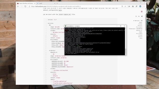 WordPress Made Easy with Docker and Traefik 2 смотреть онлайн