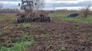 Вспашка целины после 20 лет простоя.