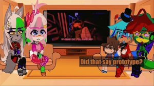 FNAF Security Breach Reacts to Ruined Lullaby||Gacha Reaction